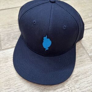Hades Blue Flame Flat Bill Hat